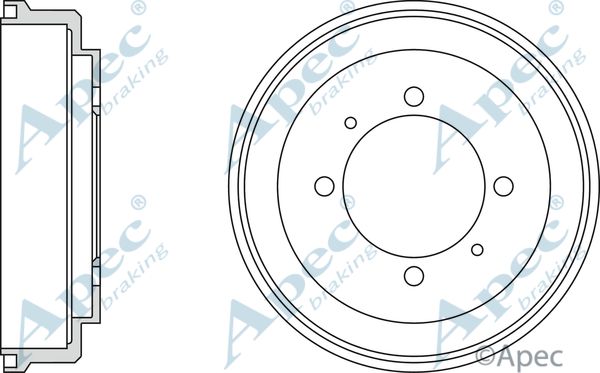 APEC BRAKING Тормозной барабан DRM9196